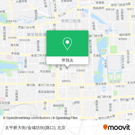 太平桥大街/金城坊街(路口)地图
