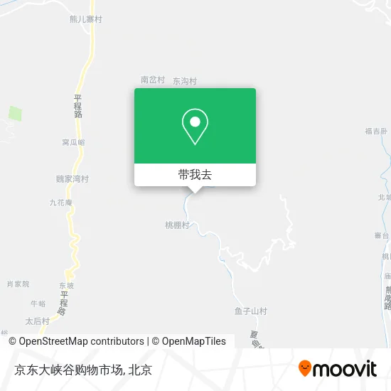 京东大峡谷购物市场地图