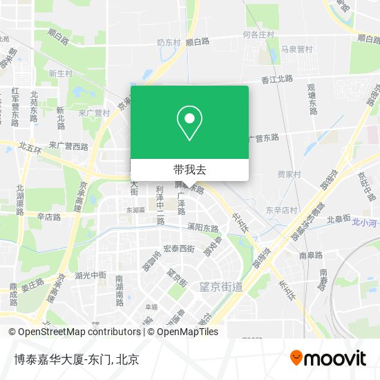 博泰嘉华大厦-东门地图