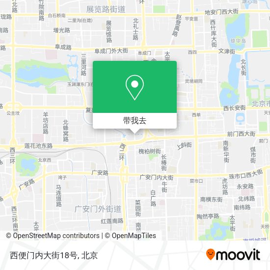 西便门内大街18号地图