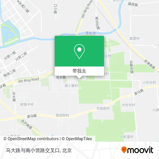 马大路与南小营路交叉口地图