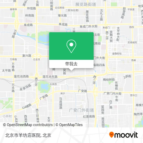 北京市羊坊店医院地图