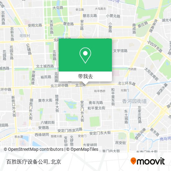百胜医疗设备公司地图