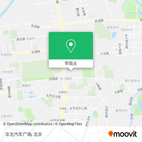 京北汽车广场地图