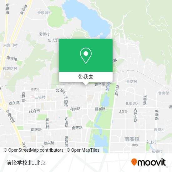 前锋学校北地图