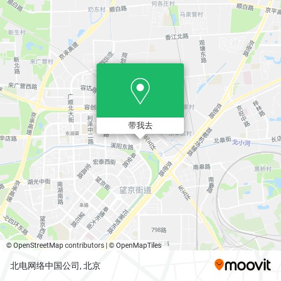 北电网络中国公司地图