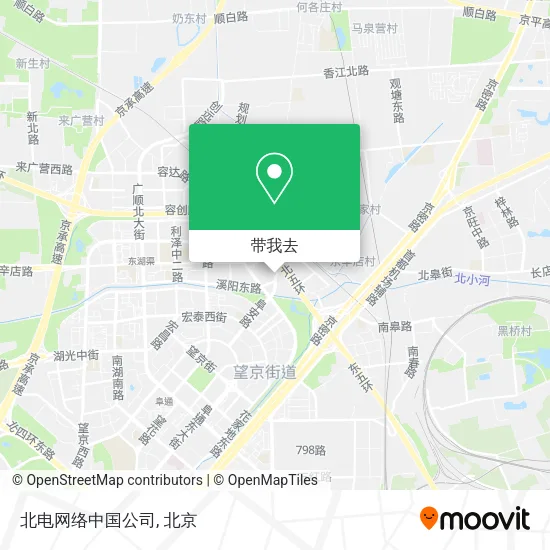 北电网络中国公司地图