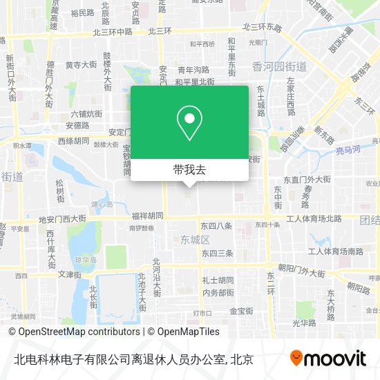 北电科林电子有限公司离退休人员办公室地图