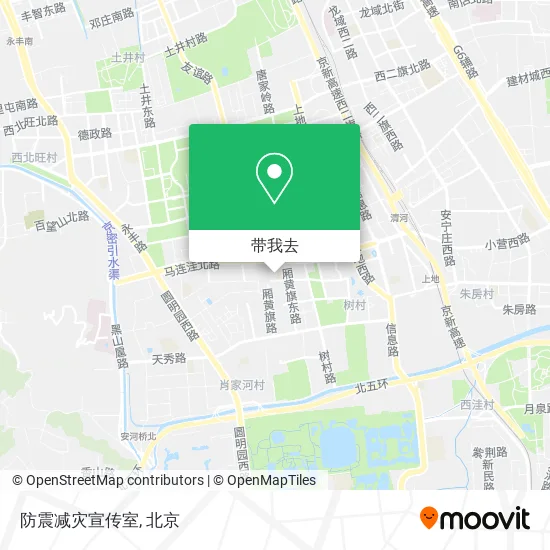 防震减灾宣传室地图