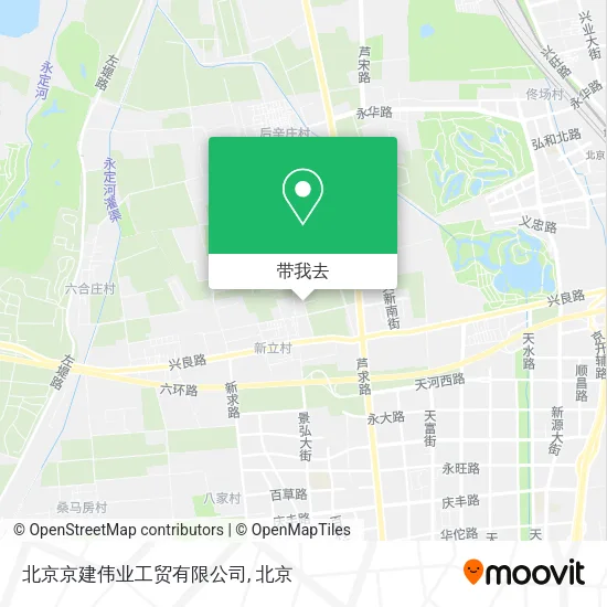 北京京建伟业工贸有限公司地图