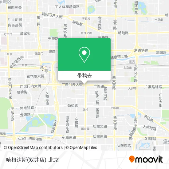 哈根达斯(双井店)地图