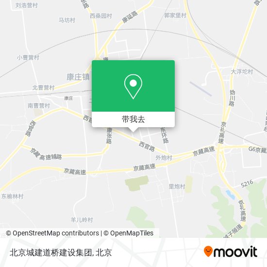 北京城建道桥建设集团地图