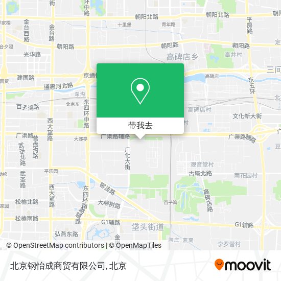 北京钢怡成商贸有限公司地图