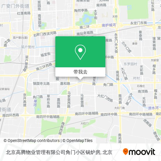 北京高腾物业管理有限公司角门小区锅炉房地图