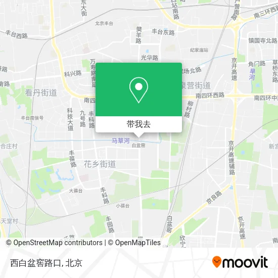西白盆窖路口地图