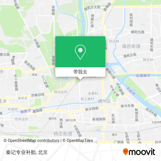 秦记专业补胎地图