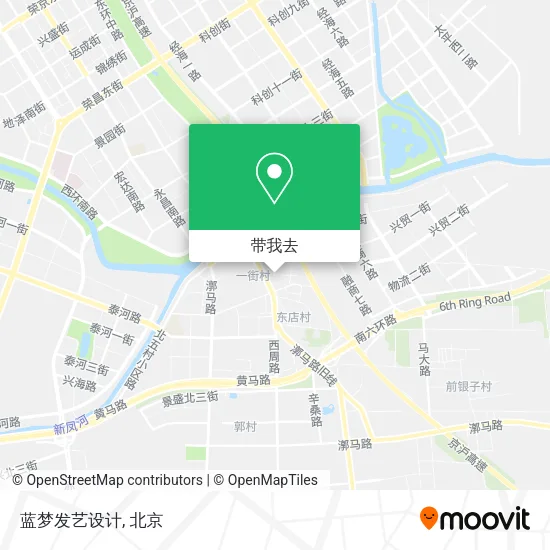 蓝梦发艺设计地图