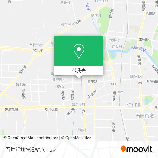 百世汇通快递站点地图
