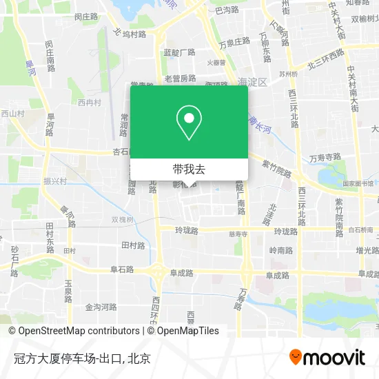 冠方大厦停车场-出口地图