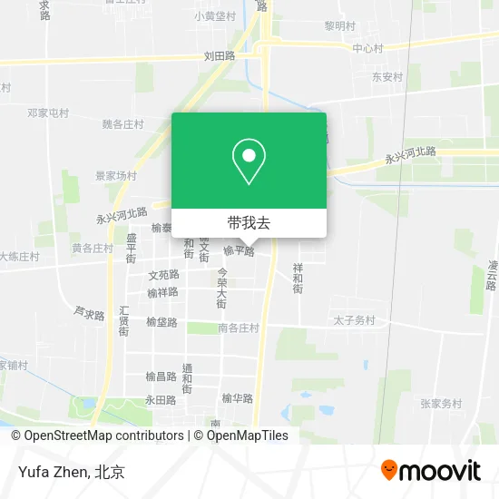 Yufa Zhen地图