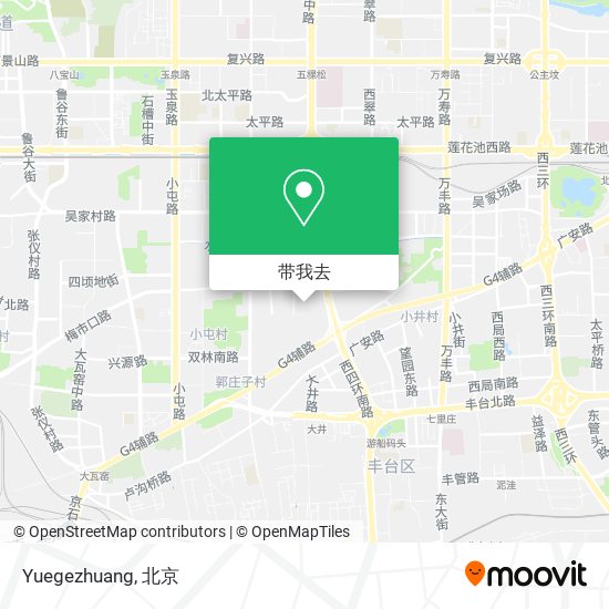 Yuegezhuang地图