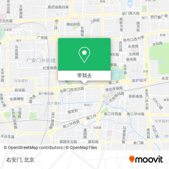 右安门地图