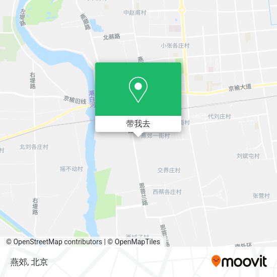 燕郊地图