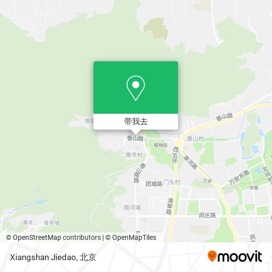 Xiangshan Jiedao地图