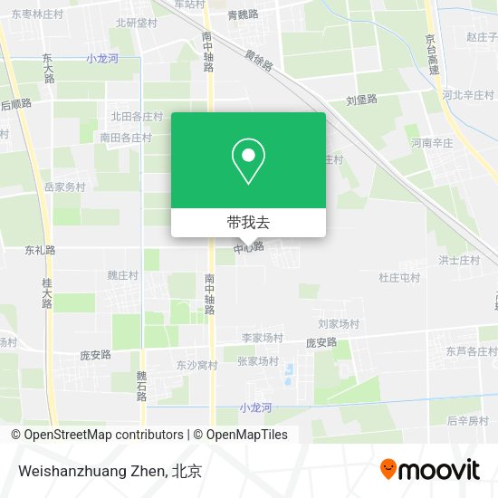Weishanzhuang Zhen地图