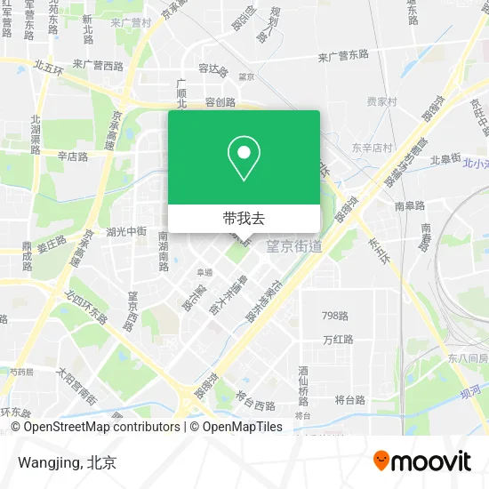Wangjing地图