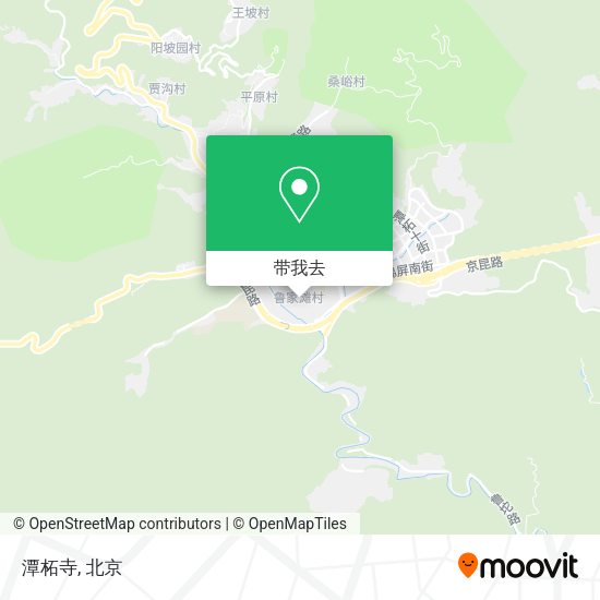 潭柘寺地图