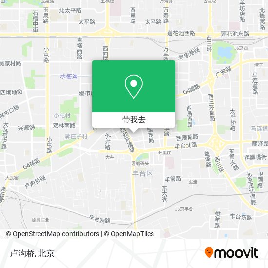 卢沟桥地图