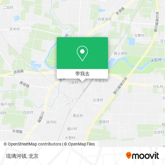 琉璃河镇地图