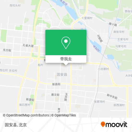 固安县地图