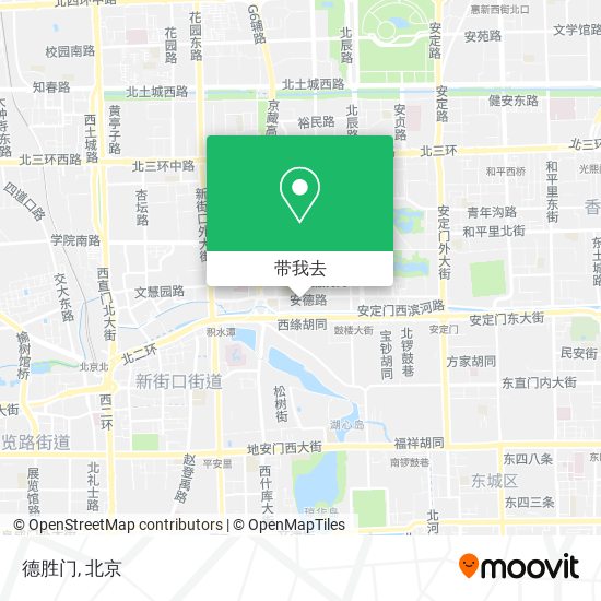 德胜门地图