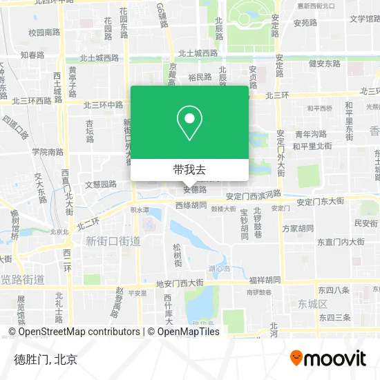 德胜门地图