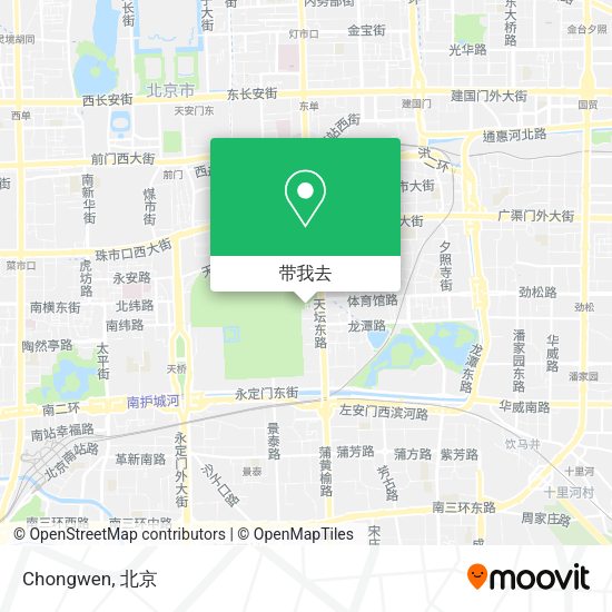 Chongwen地图