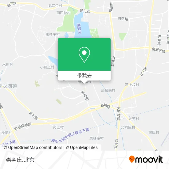 崇各庄地图