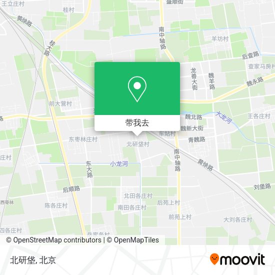 北研垡地图