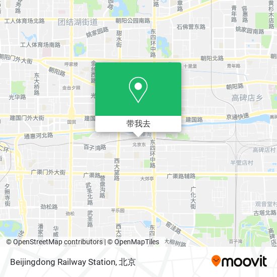 Beijingdong Railway Station地图