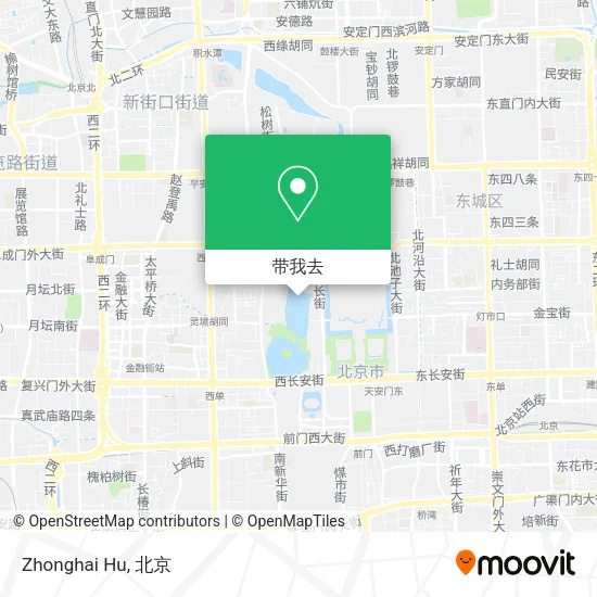 Zhonghai Hu地图