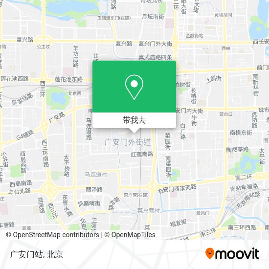 广安门站地图