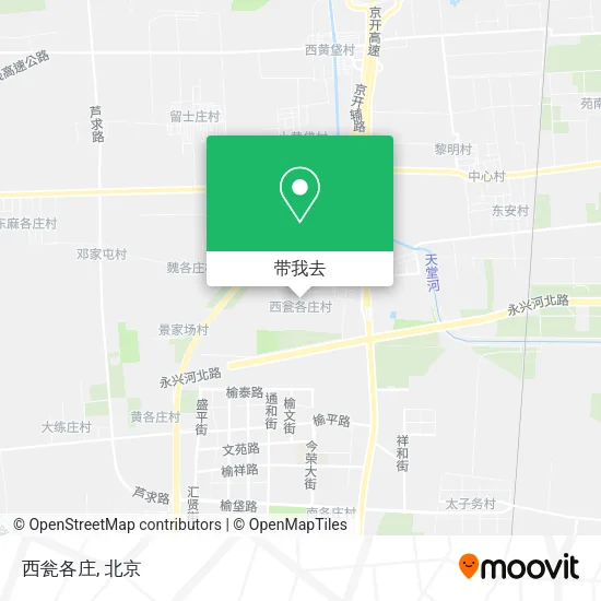 西瓮各庄地图