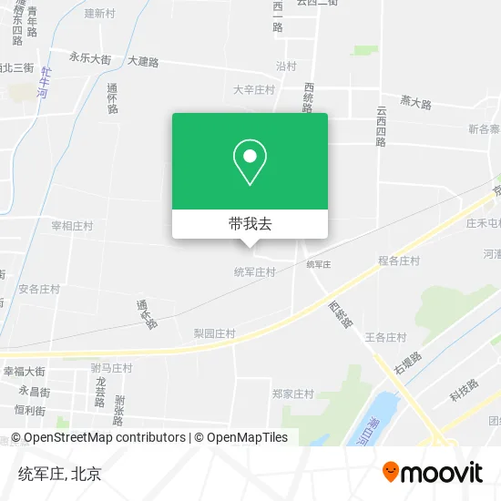 统军庄地图