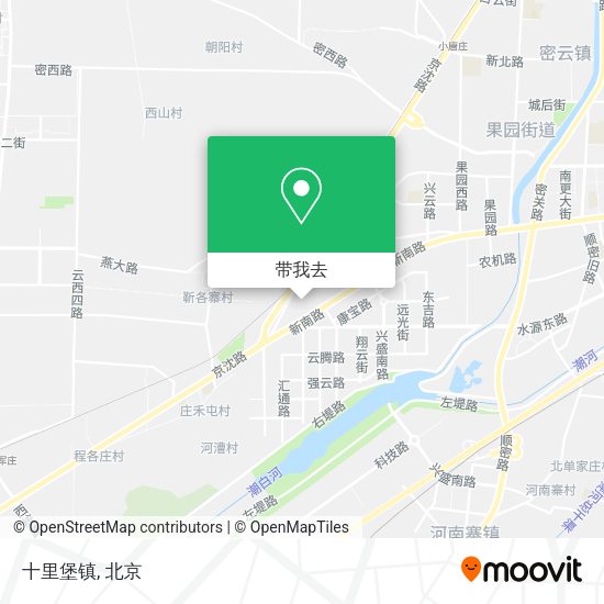 十里堡镇地图