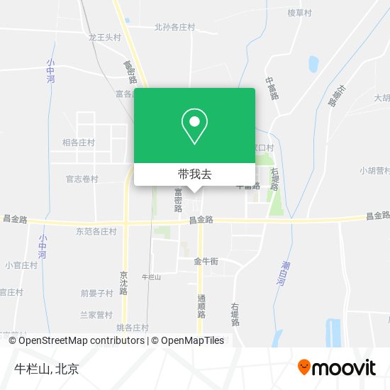 牛栏山地图