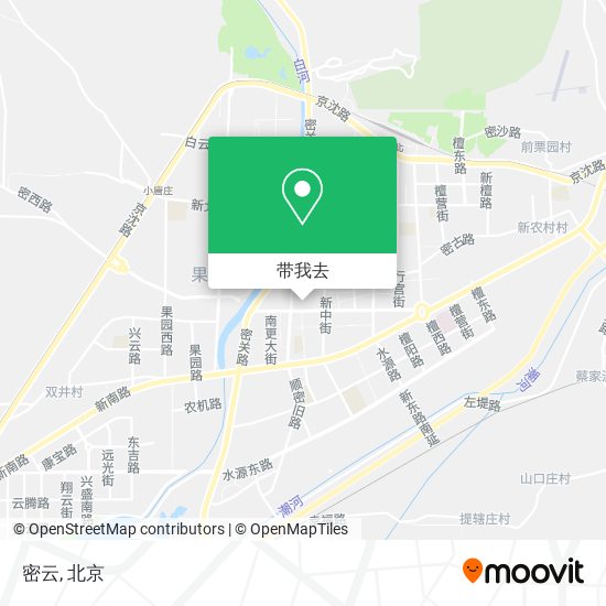 密云地图