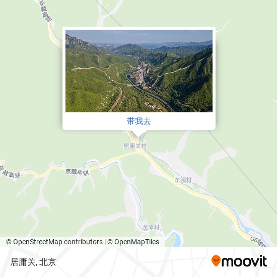 居庸关地图