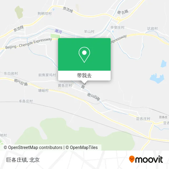 巨各庄镇地图