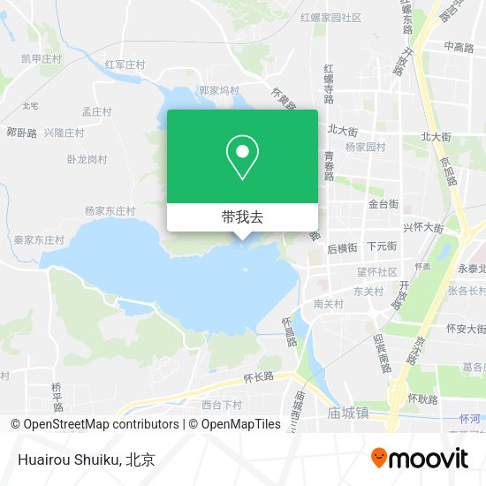 Huairou Shuiku地图